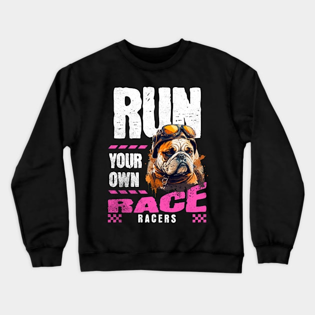 Dog racer Crewneck Sweatshirt by Swagger Spot